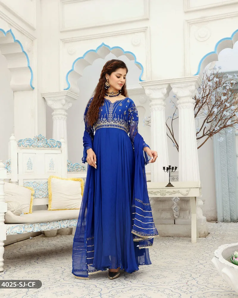 4025  Readymade Chiffon Suit