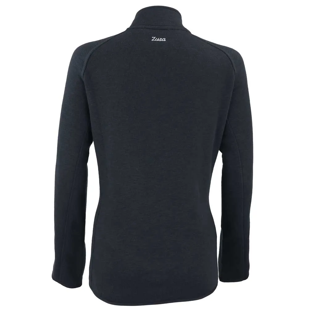 48-Hour Zusa Women's Black Midtown Fleece Full Zip