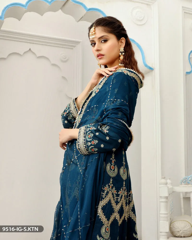 9516 Readymade Katan Silk Suit