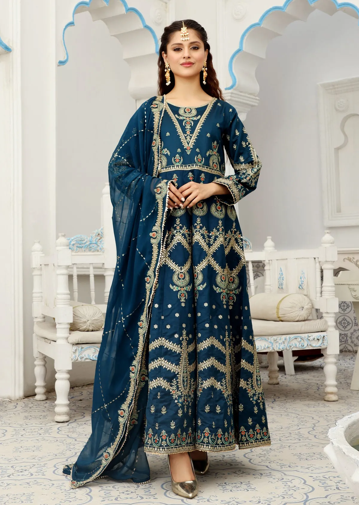 9516 Readymade Katan Silk Suit