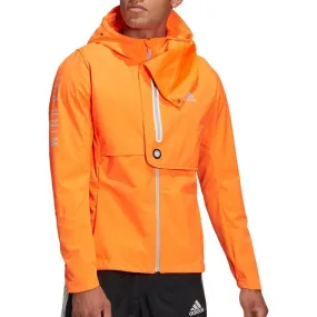 adidas Wind.RDY Mens Running Jacket - Orange