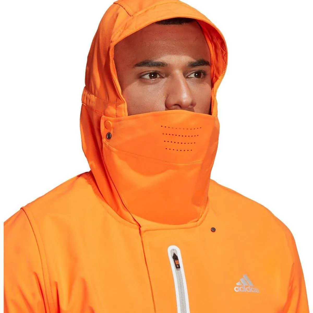 adidas Wind.RDY Mens Running Jacket - Orange