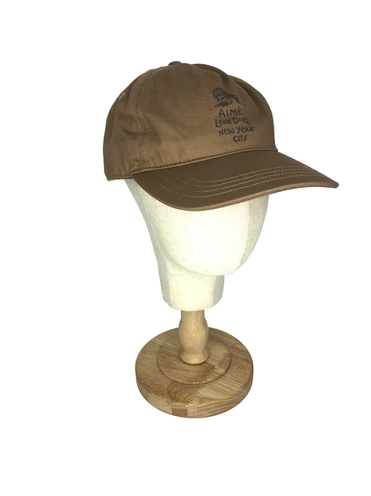 Aime Leon Dore Brown New York Adjustable Baseball Cap One Size