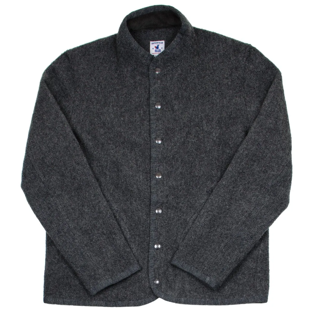 Arpenteur Classic Grey Rachel Boiled Wool Jacket for Men