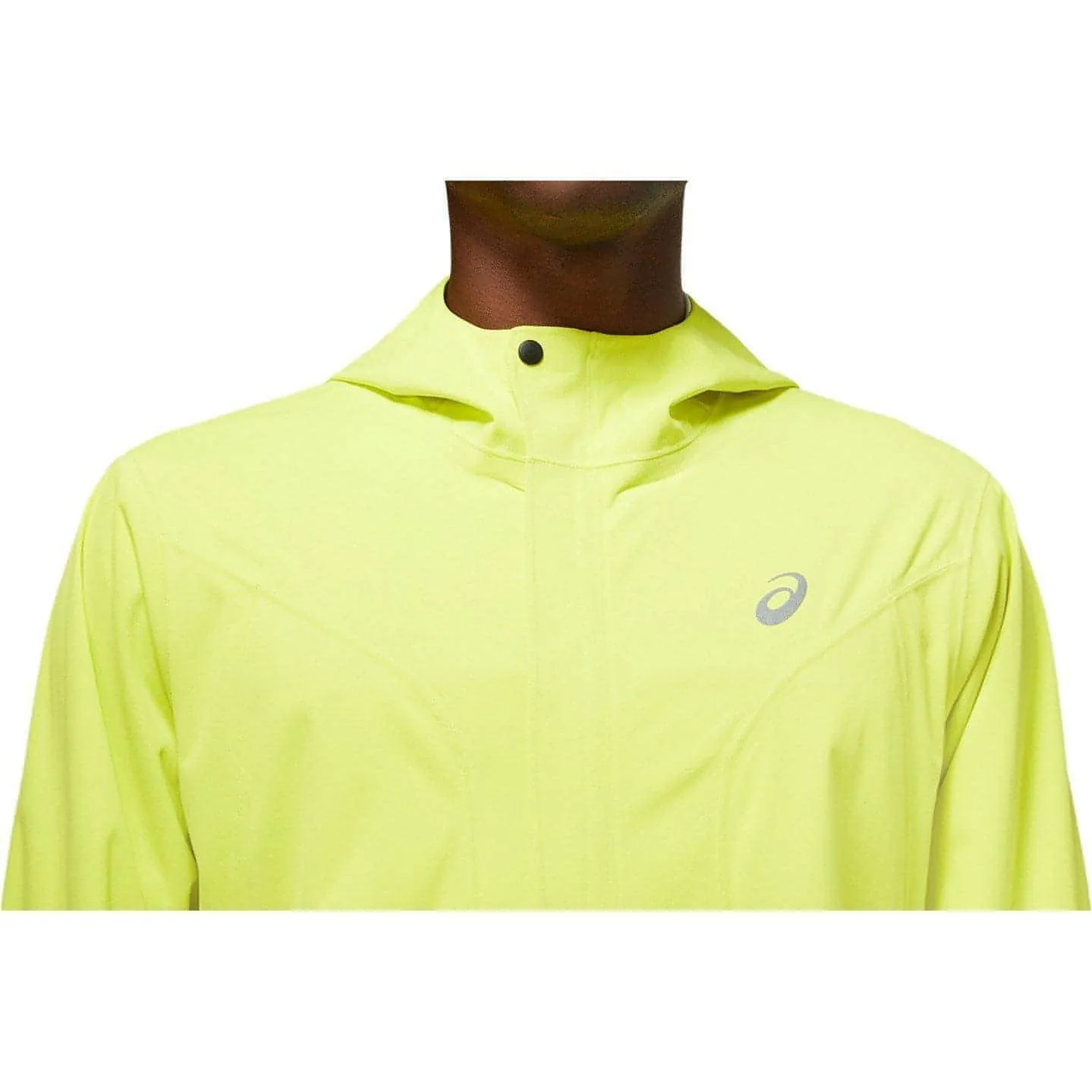 Asics Accelerate Waterproof Mens Running Jacket - Yellow