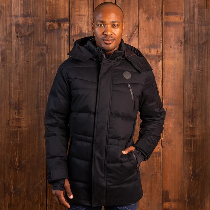 Mens Beast Puffer Jacket III in Mamba: Stylish and Insulated Outerwear for Extreme Weather