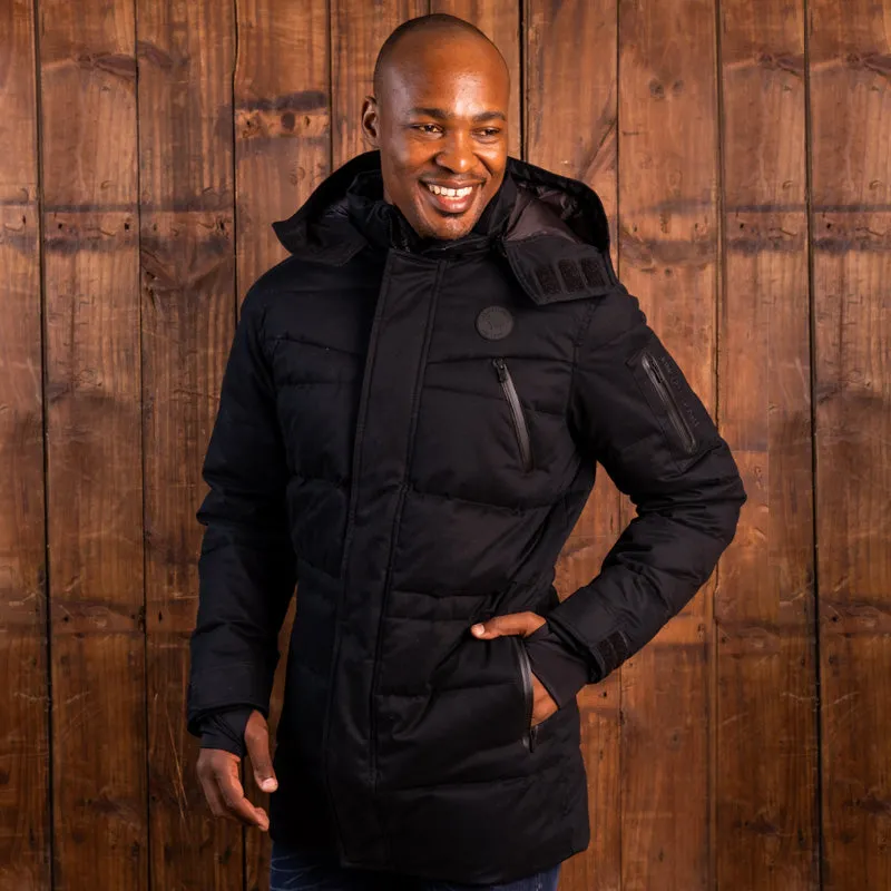 Mens Beast Puffer Jacket III in Mamba: Stylish and Insulated Outerwear for Extreme Weather