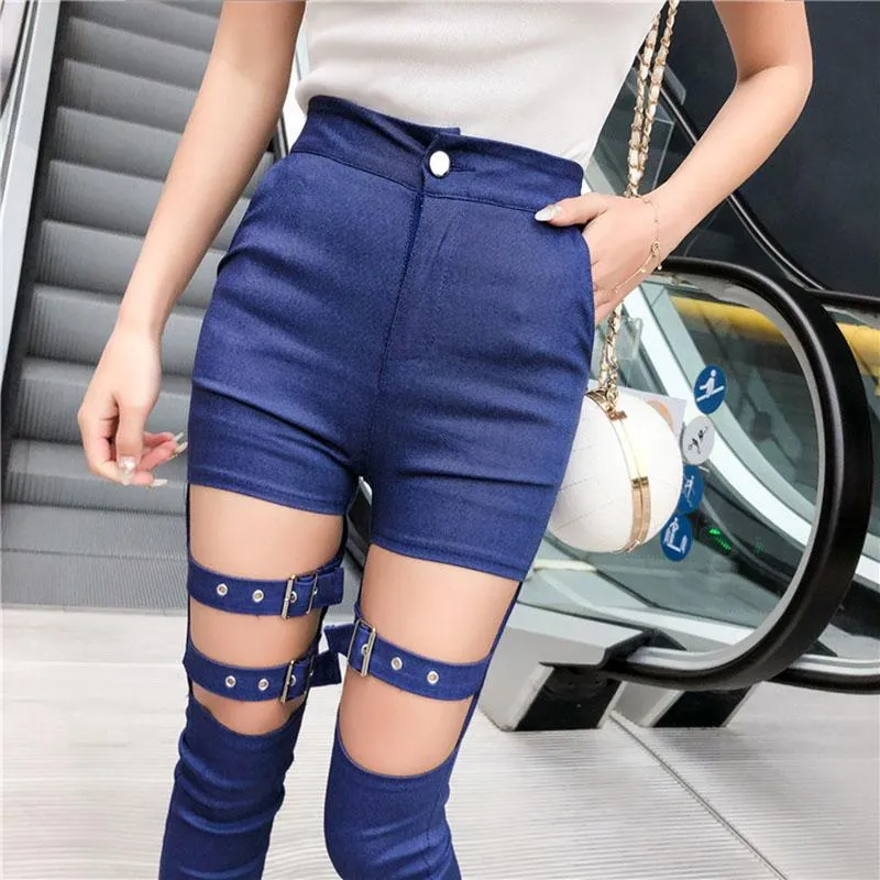 Buckle Straps Pants SD01172