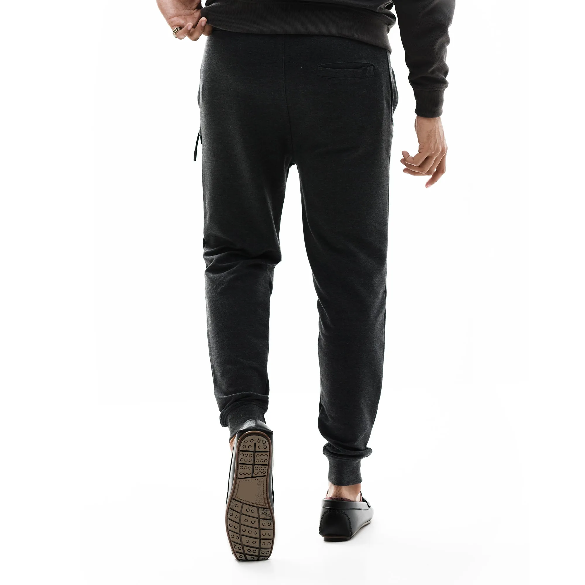 Charcoal Slim-Fit Jogger Pants