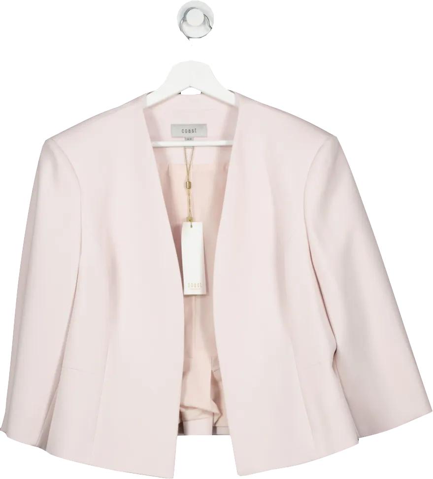 Coast Blush Pink Peplum Jacket BNWT UK 20