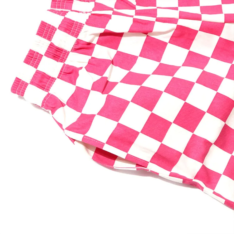 Cookman Chef Pants - Checker : Pink