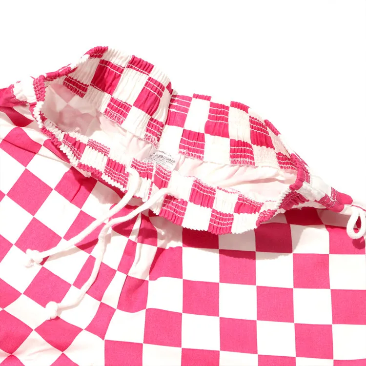 Cookman Chef Pants - Checker : Pink