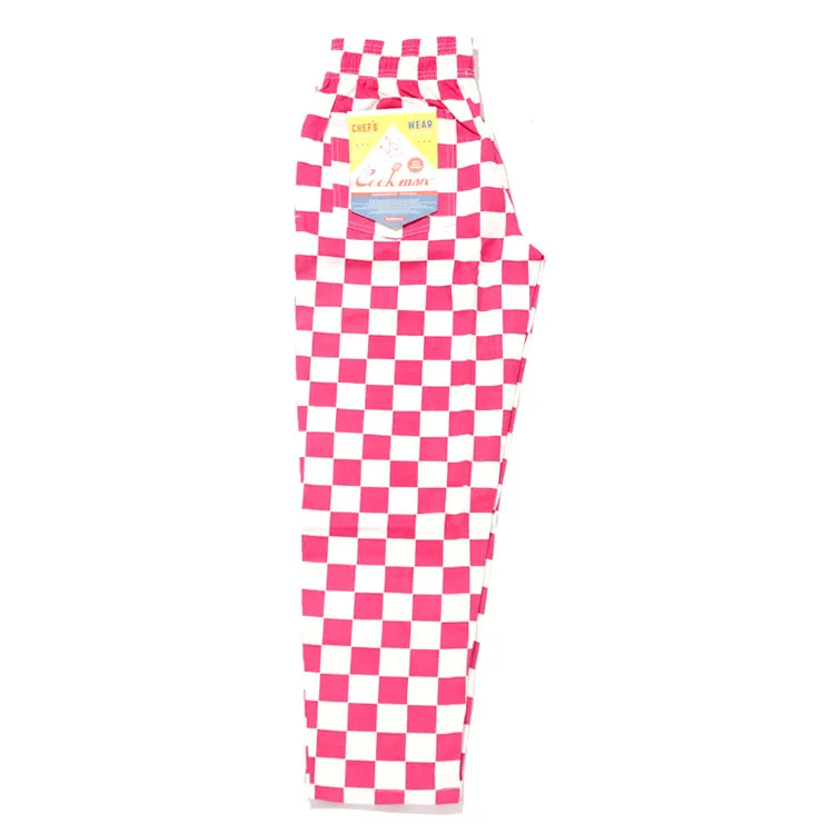 Cookman Chef Pants - Checker : Pink