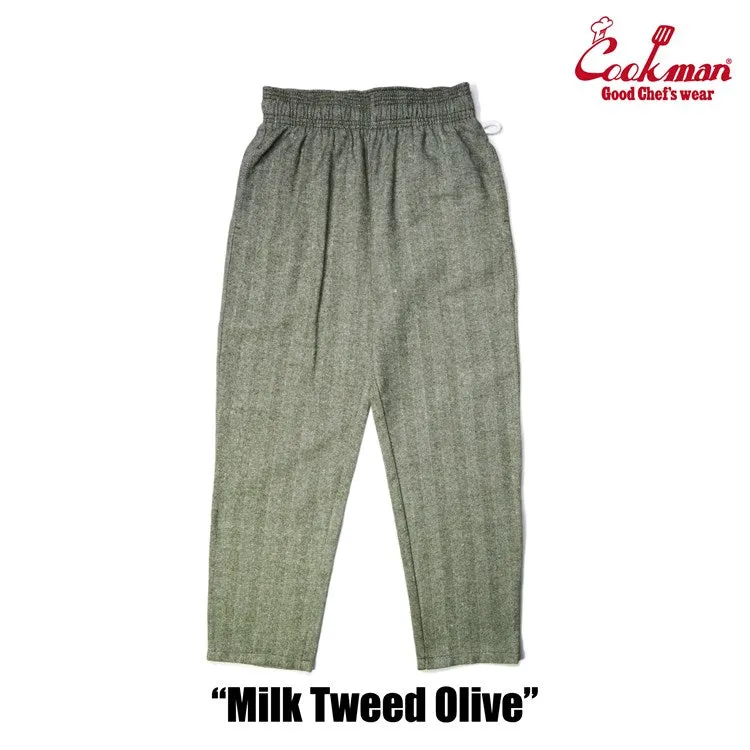 Cookman Chef Pants - Milk Tweed : Olive