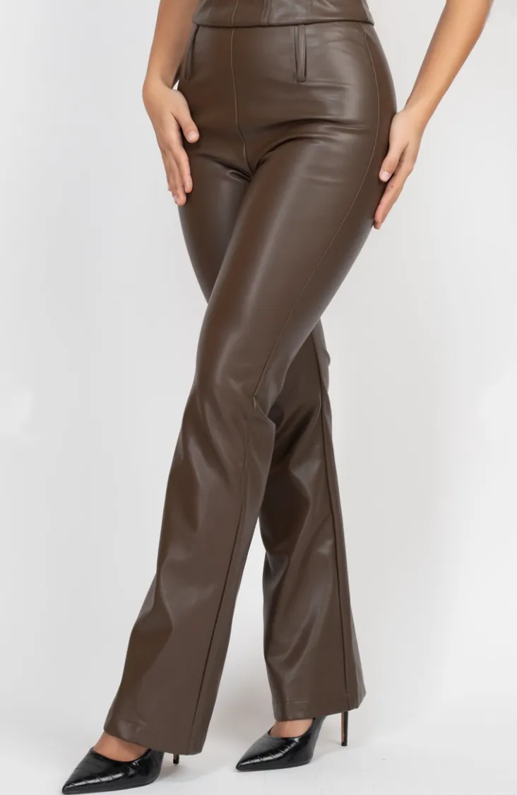 Doubletake Faux Leather Pants