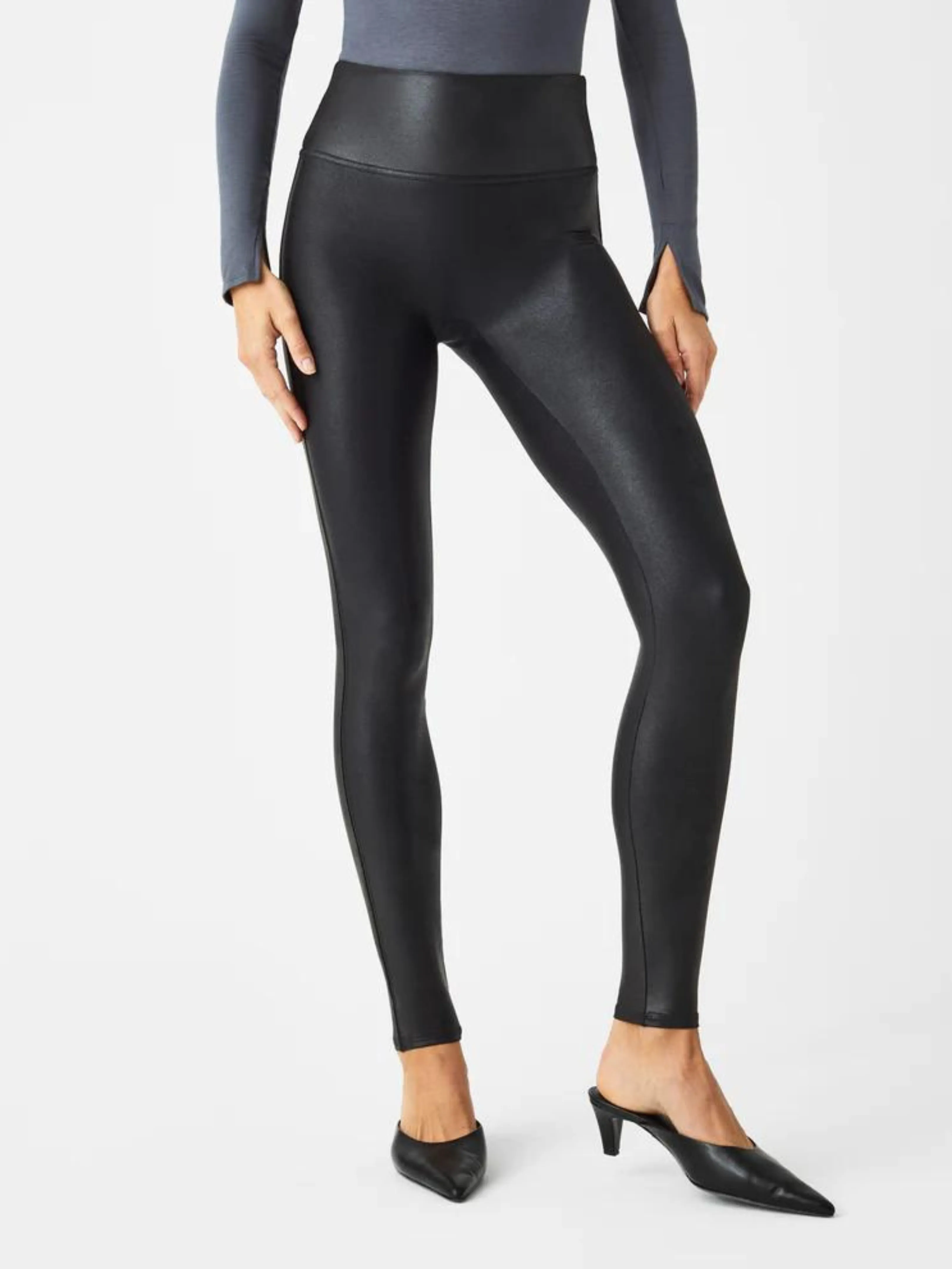 Faux Leather Legging