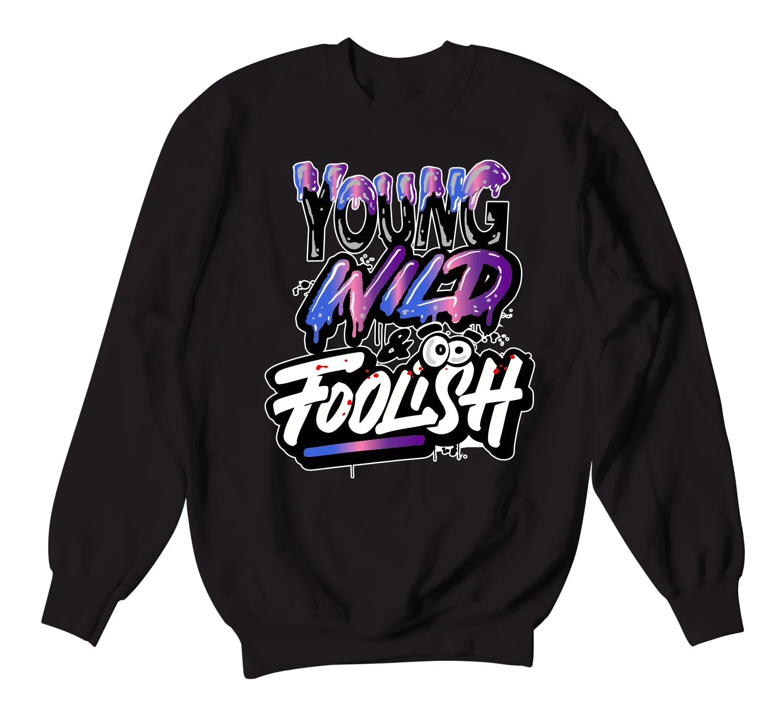 Foamposite Gradient Sweater - Young Wild - Black