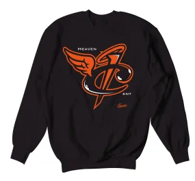 Foamposite Shattered Backboard Sweater - Heaven Cent - Black