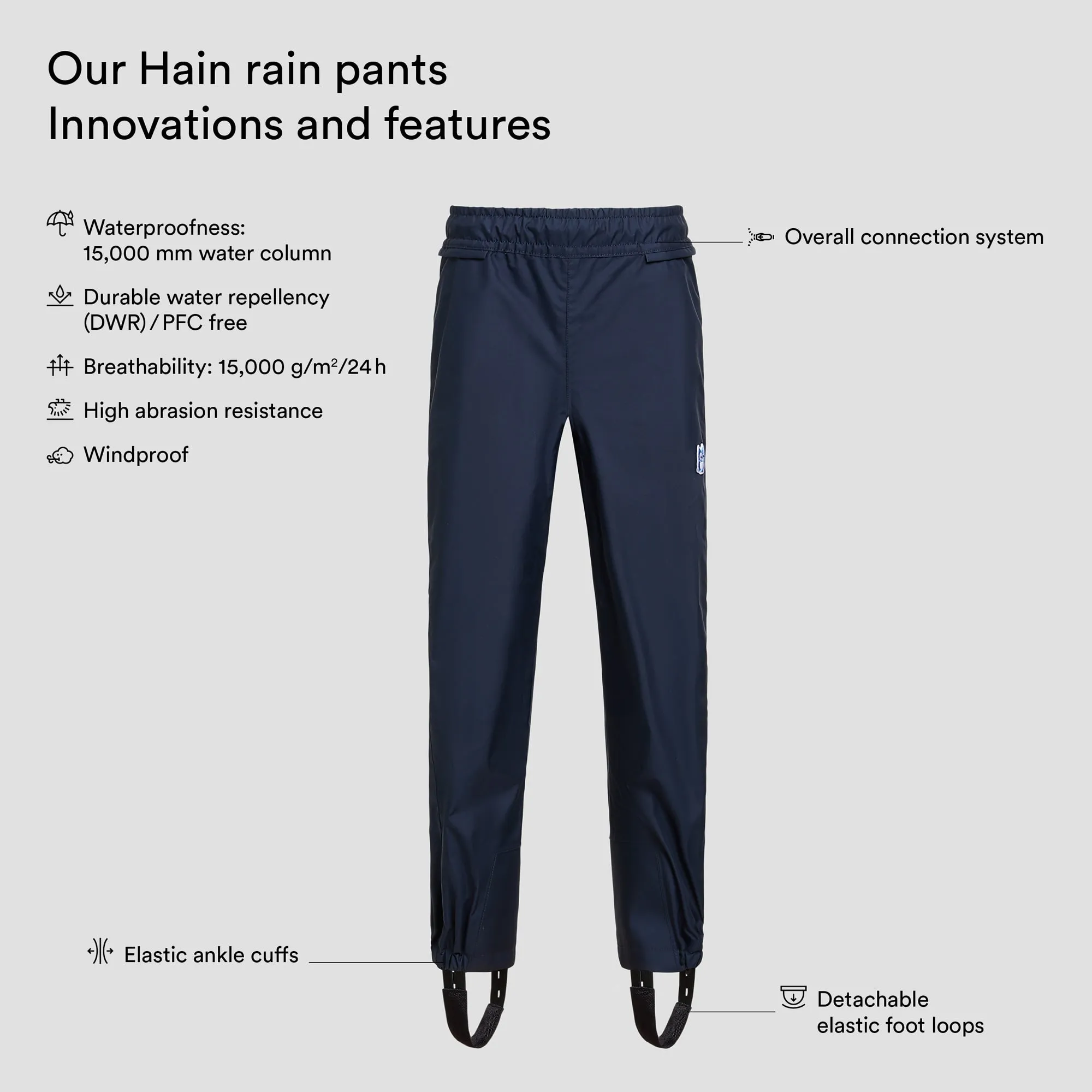 Hain rain pants