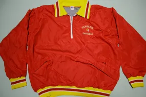 Kamiakin Braves Vintage 80's Pullover Red Blank Kanye West Quarter Zip Jacket