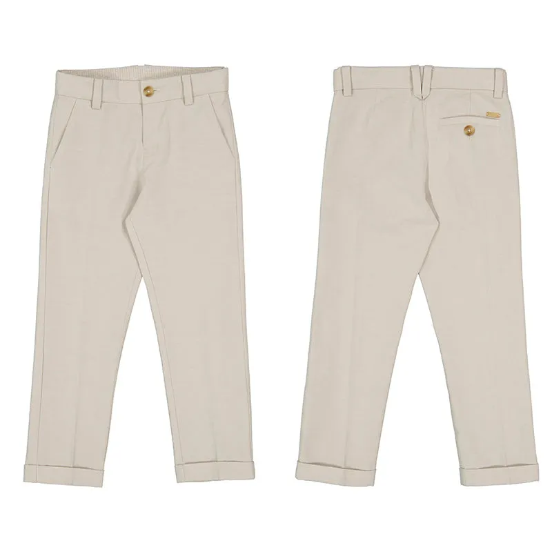 Mayoral Mini Linen Suit Pants_ 3542