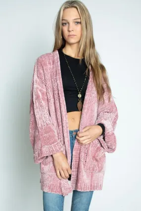 MINKPINK Honey Chenille Cardigan Sweater