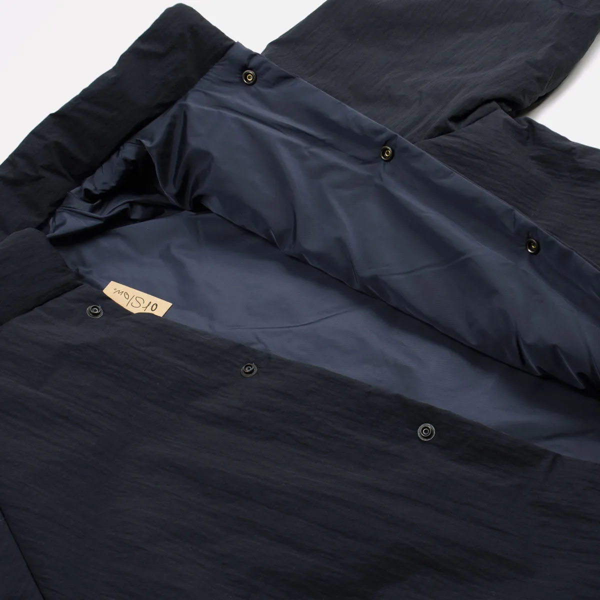 orSlow - Mens Black Water-Repellent Puff Nylon Coach Jacket