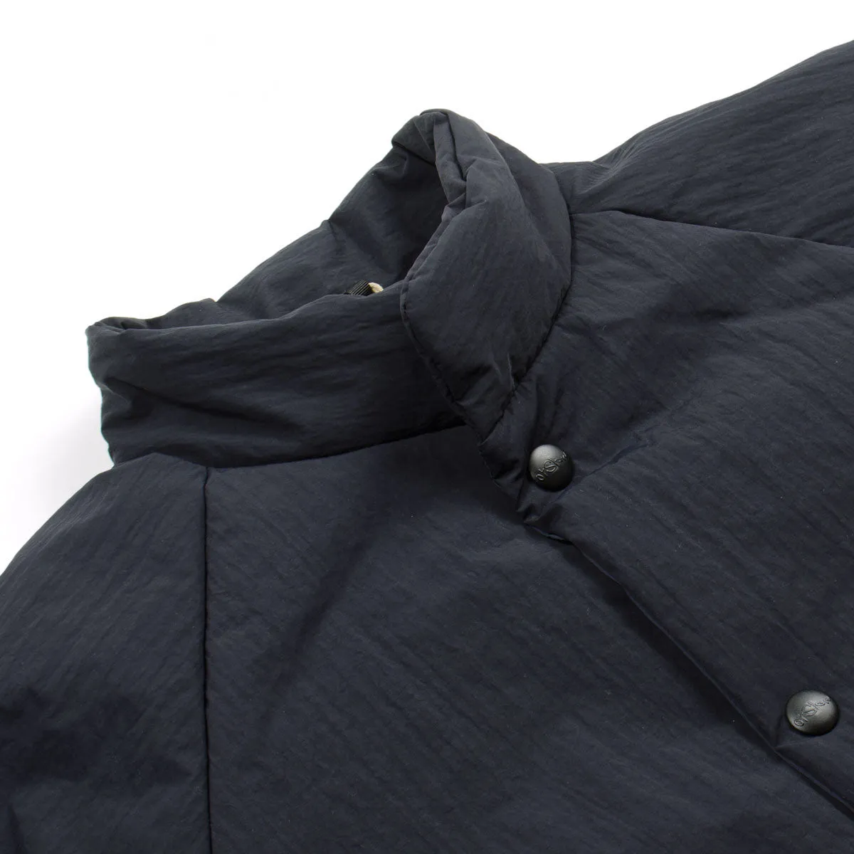 orSlow - Mens Black Water-Repellent Puff Nylon Coach Jacket