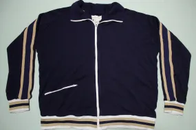 Oshmans Sportswear Vintage 80's Striped Zip Up Track & Field Jacket