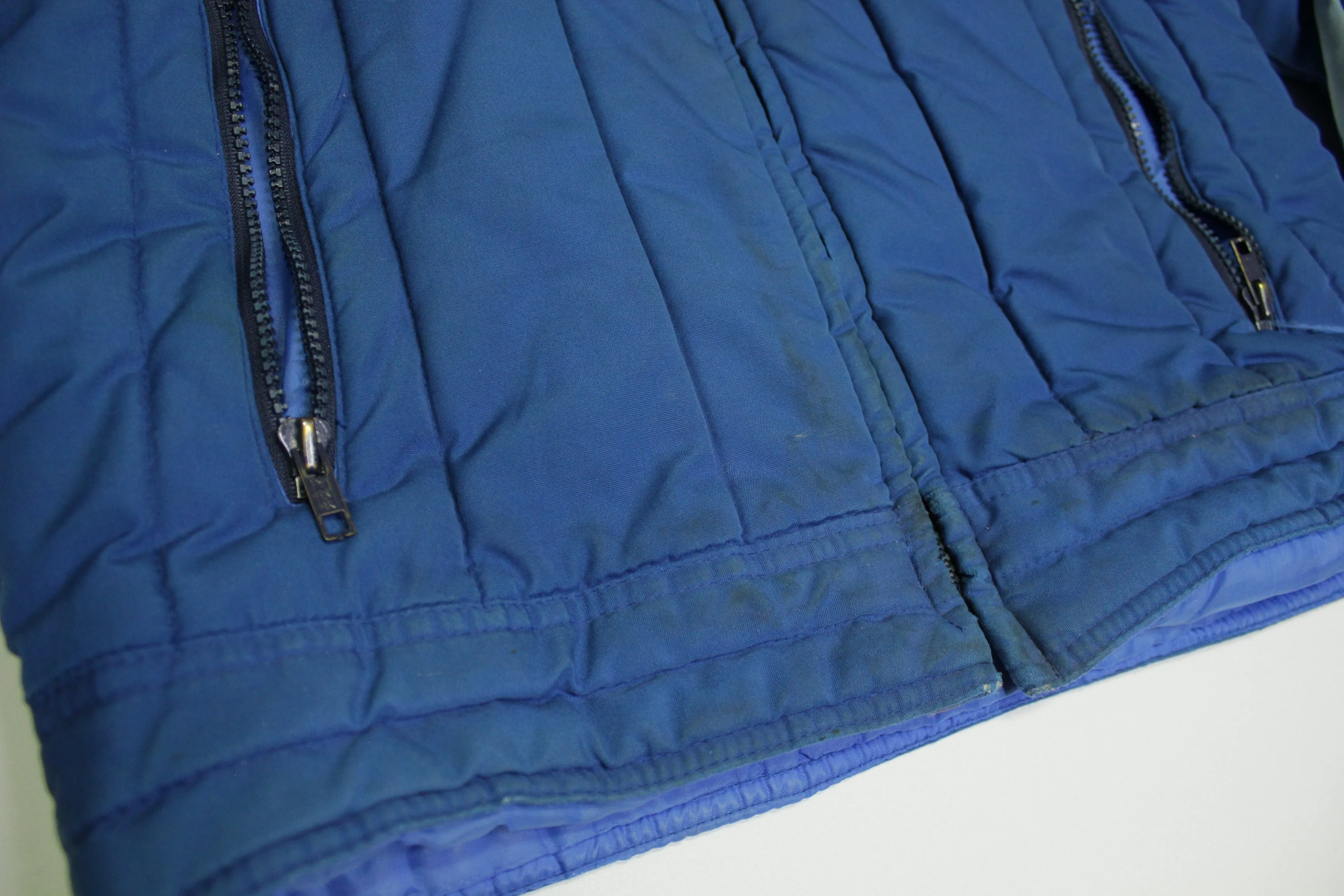 Pacific Trail Sportswear Vintage 80's Puffer Striped Ski Jacket