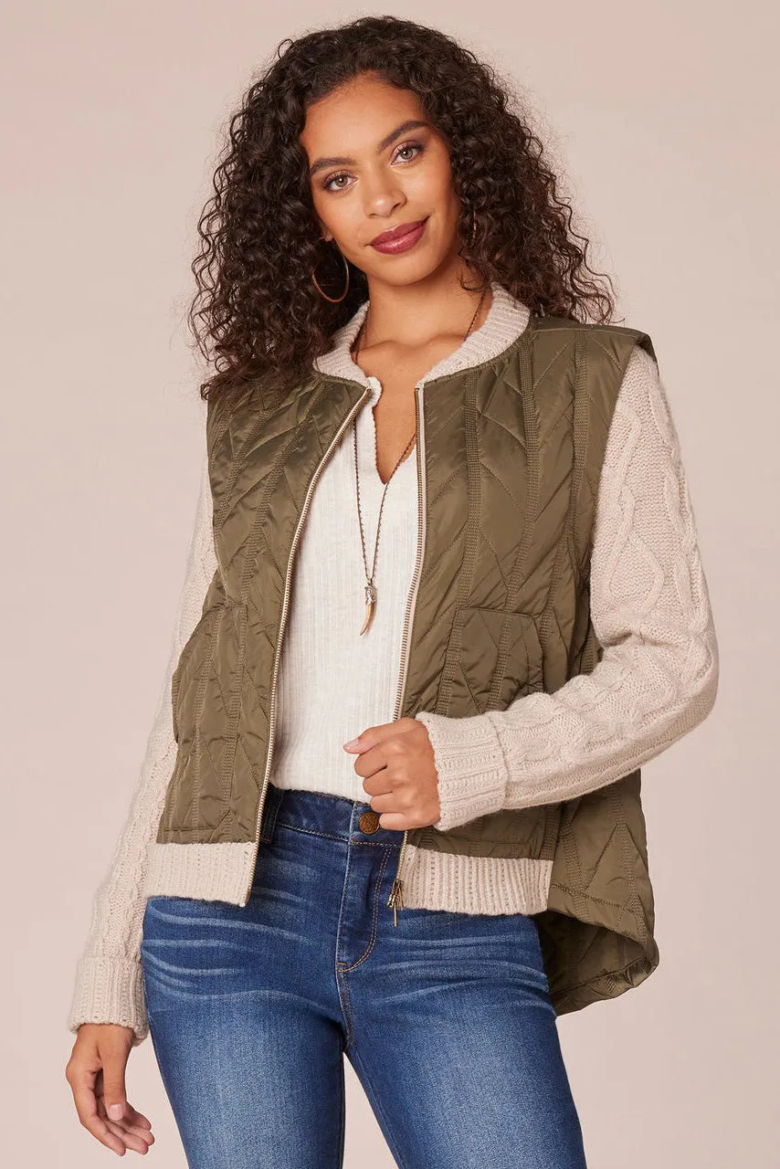 Quilted Vest Jacket