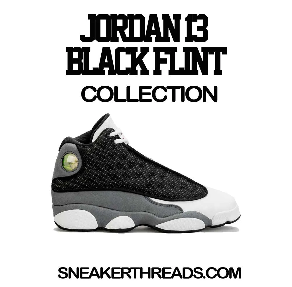 Retro 13 Black Flint Fly Kicks Sweater