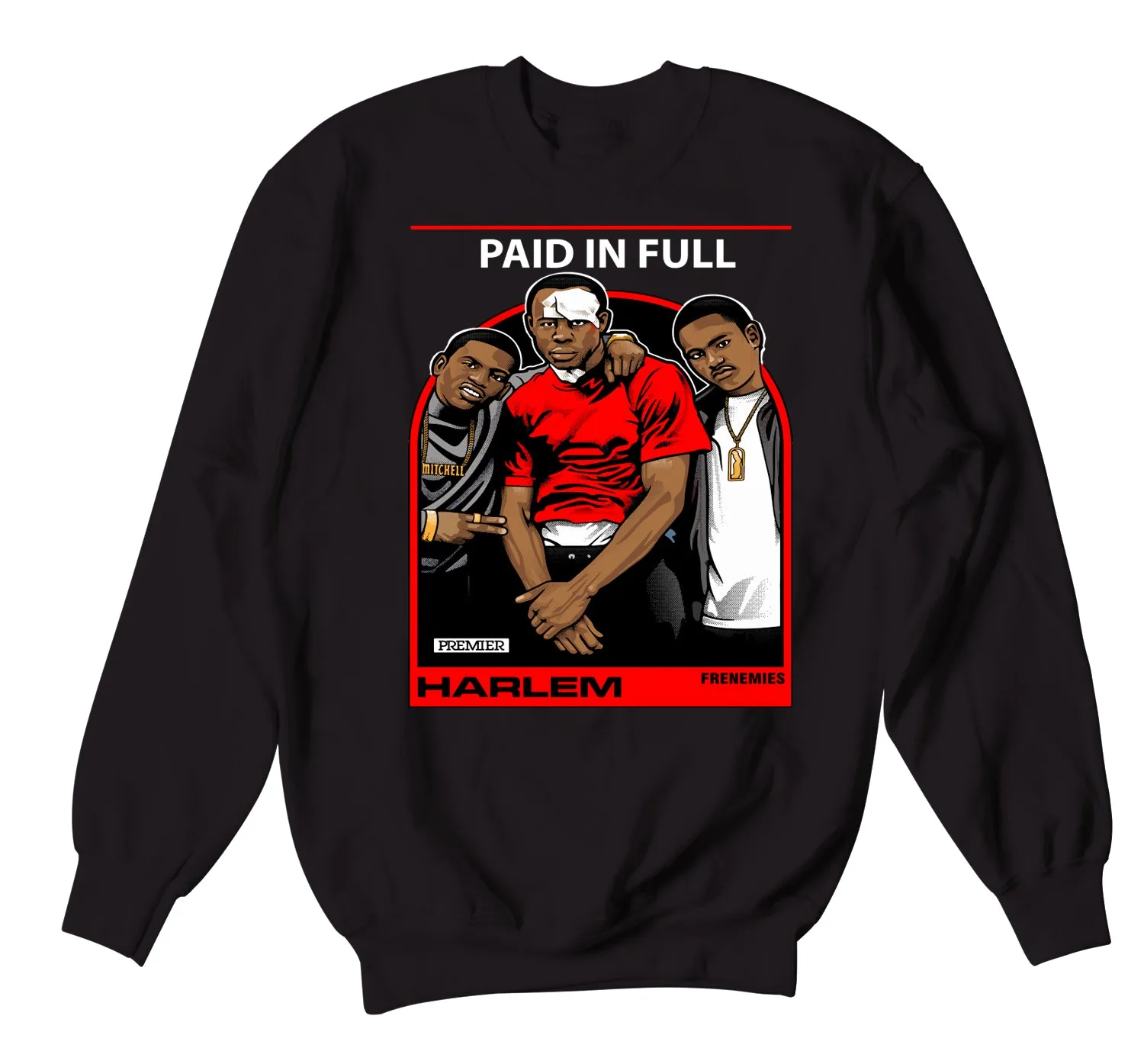 Retro 4 Red Thunder Frenemies Sweater