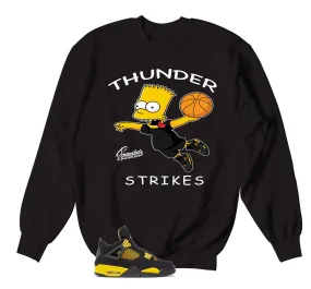 Retro 4 Thunder Strikes Sweater