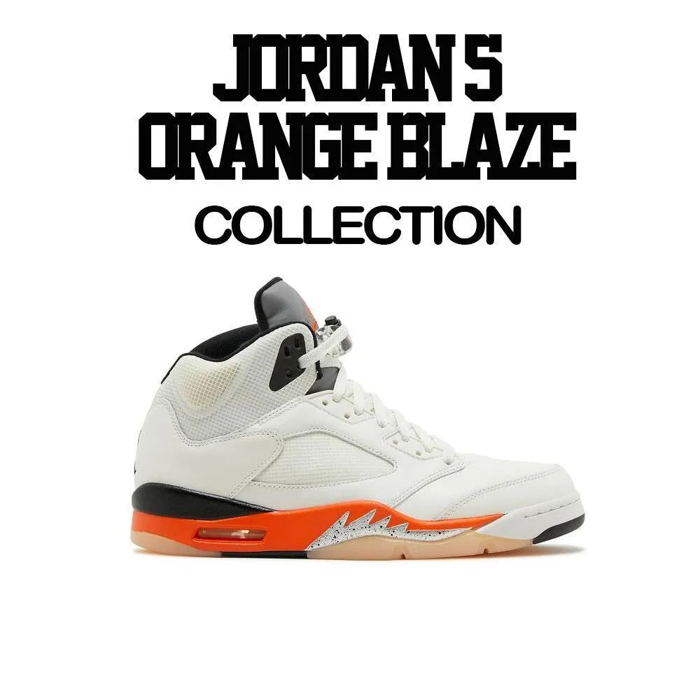 Retro 5 Orange Blaze Sweater - Freedom - Black