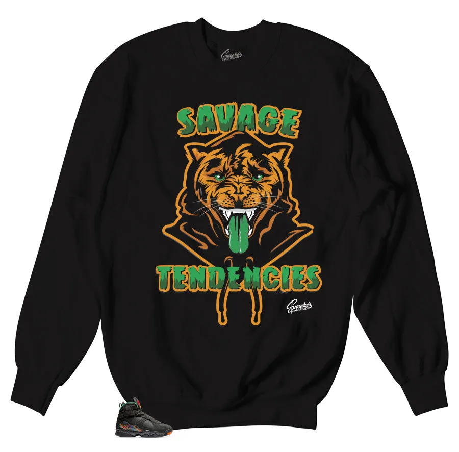 Retro 8 Air Raid Sweater - Tendencies - Black