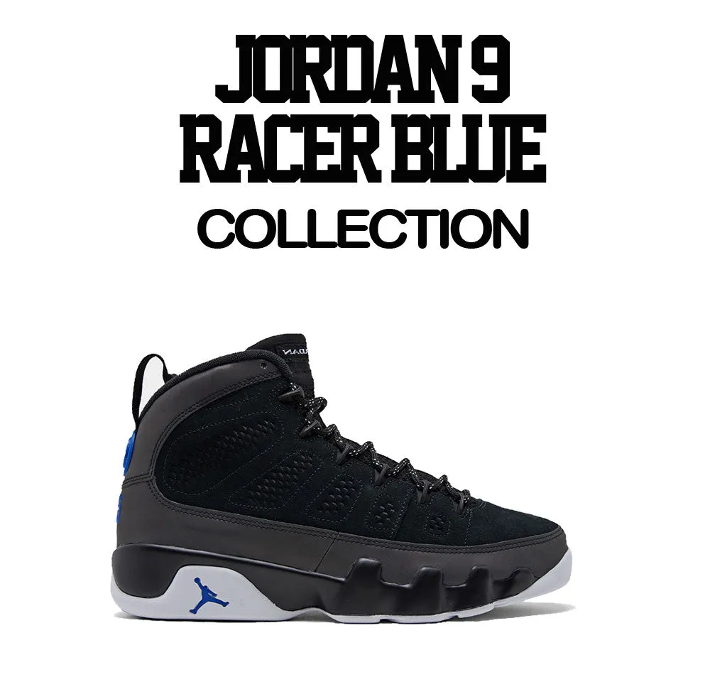 Retro 9 Racer Blue Sweater - ST Palms - Black