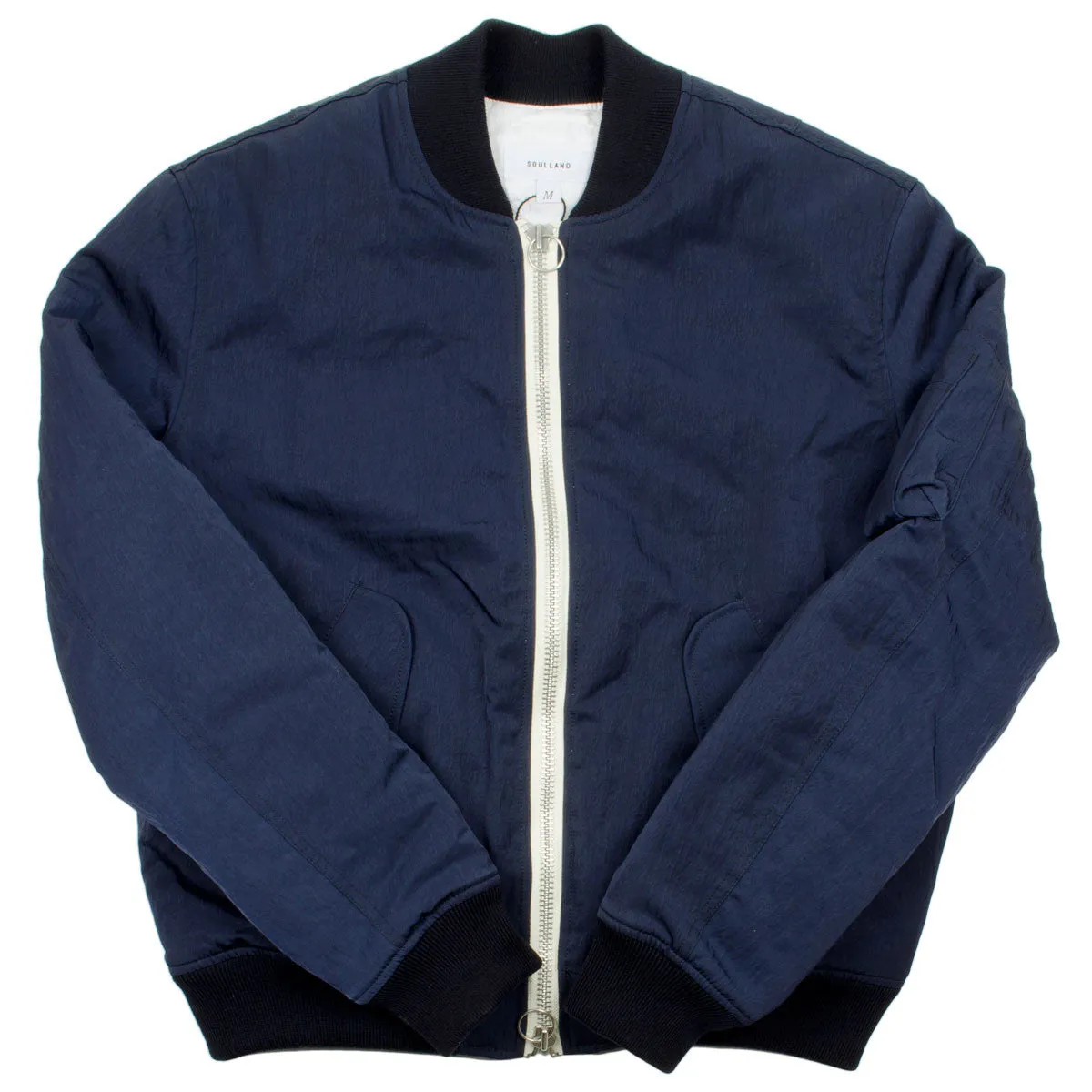 Soulland - Thomasson Bomber Jacket - Navy