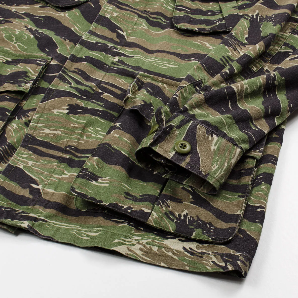 Stan Ray - Tropical Jacket - Stonewashed Tigerstripe Camo