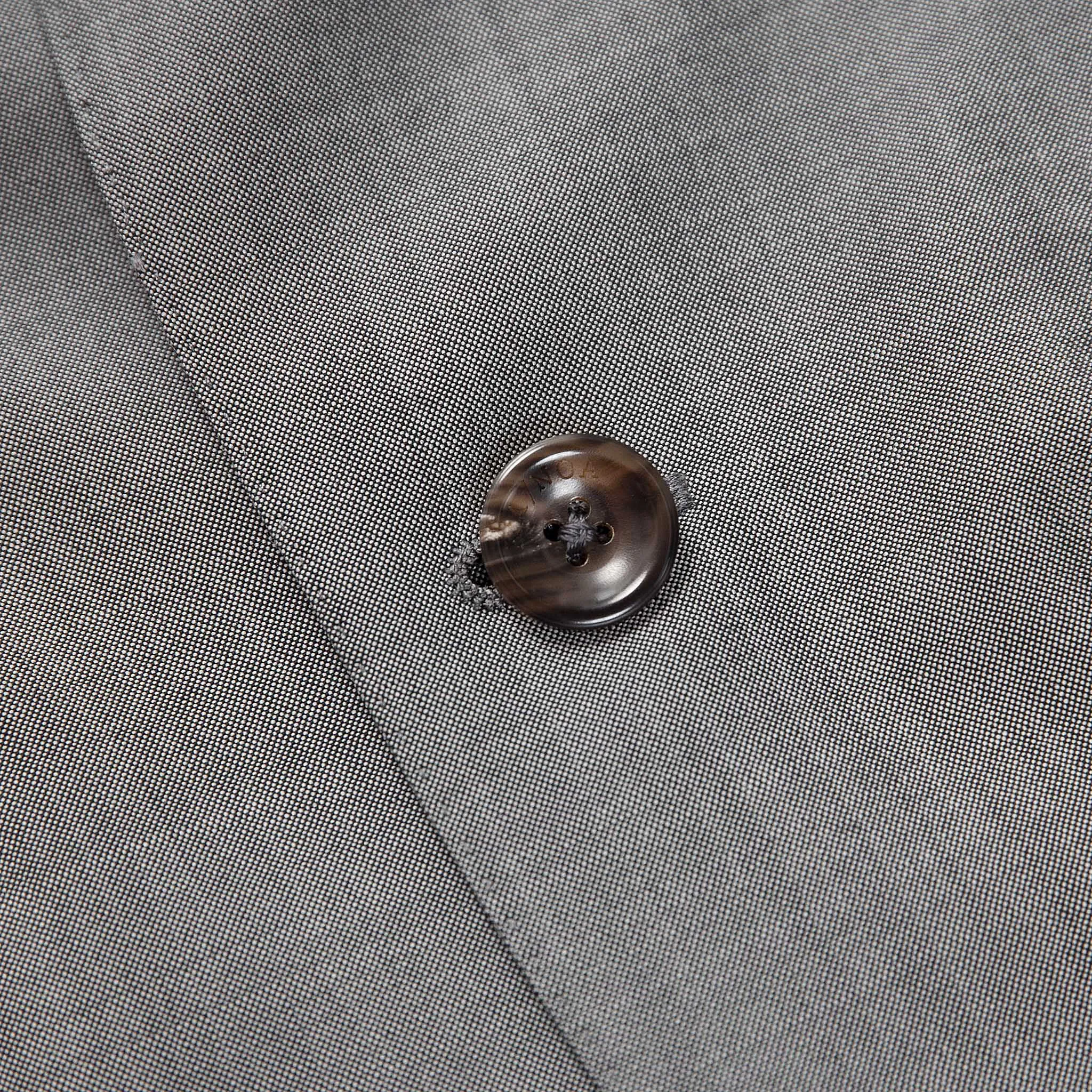 Suit Gaston Blazer and Flavien Pant in panama wool and mohair (grey melange)