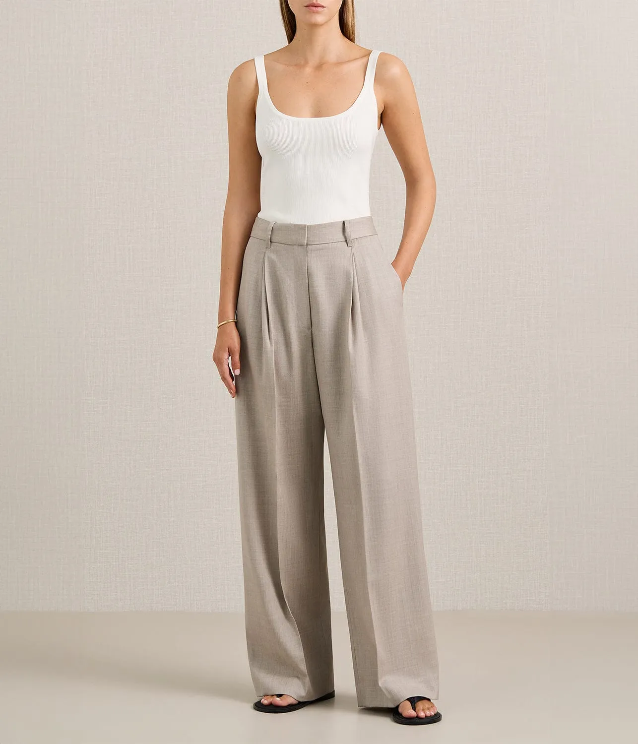 THE GODDARD PANT- ALMOND