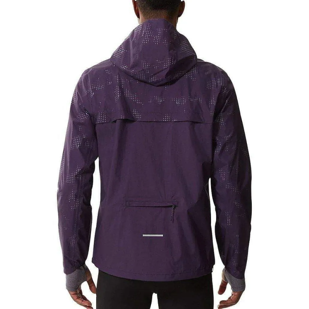 The North Face First Dawn Printed Mens Running Jacket - Purple