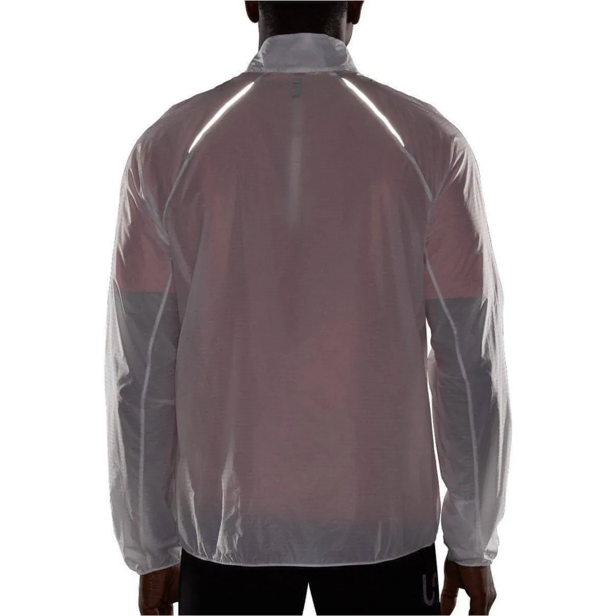 Under Armour Impasse Flight Half Zip Mens Running Jacket - White