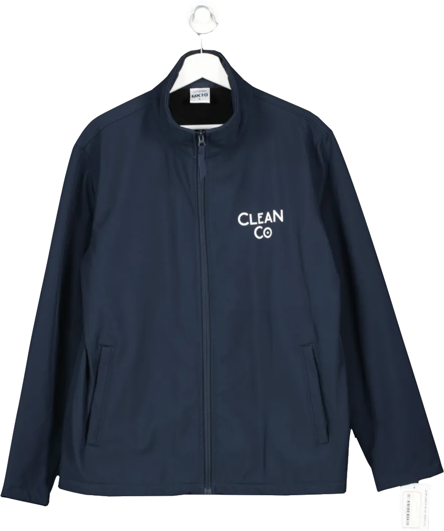 uneek Blue Personalised Clean Co Jacket UK L