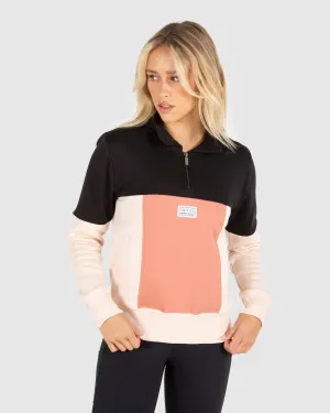 UNIT Ladies Bonnie Half Zip Sweater