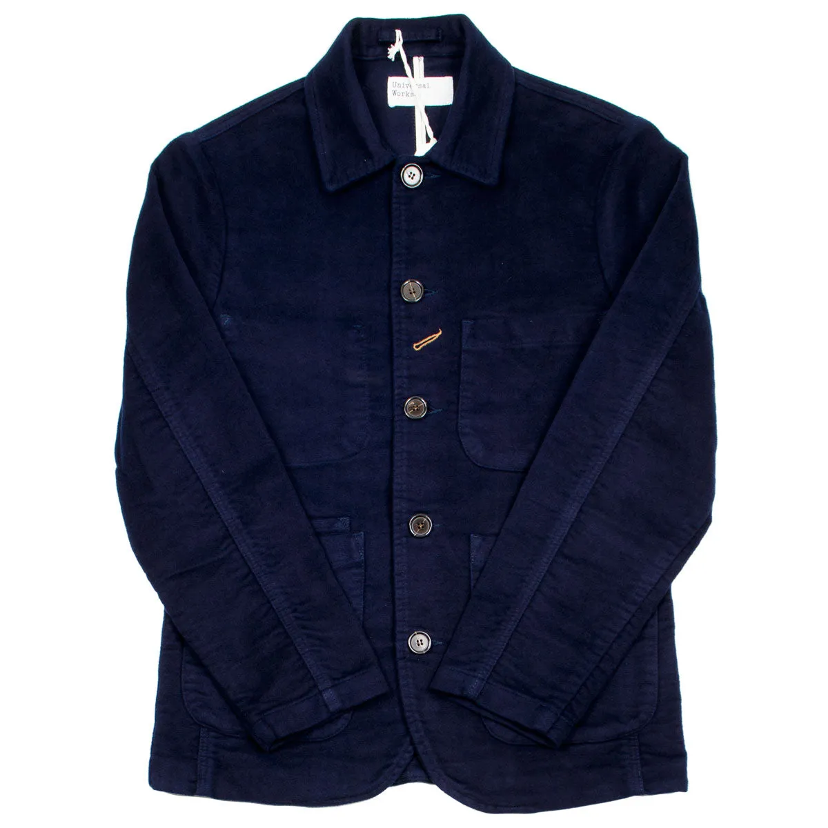 Universal Works - Bakers Jacket Moleskin - Navy