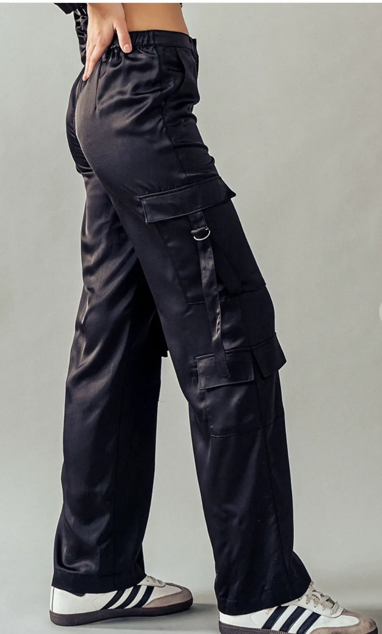 Urban Daizy Cargo Satin Pants