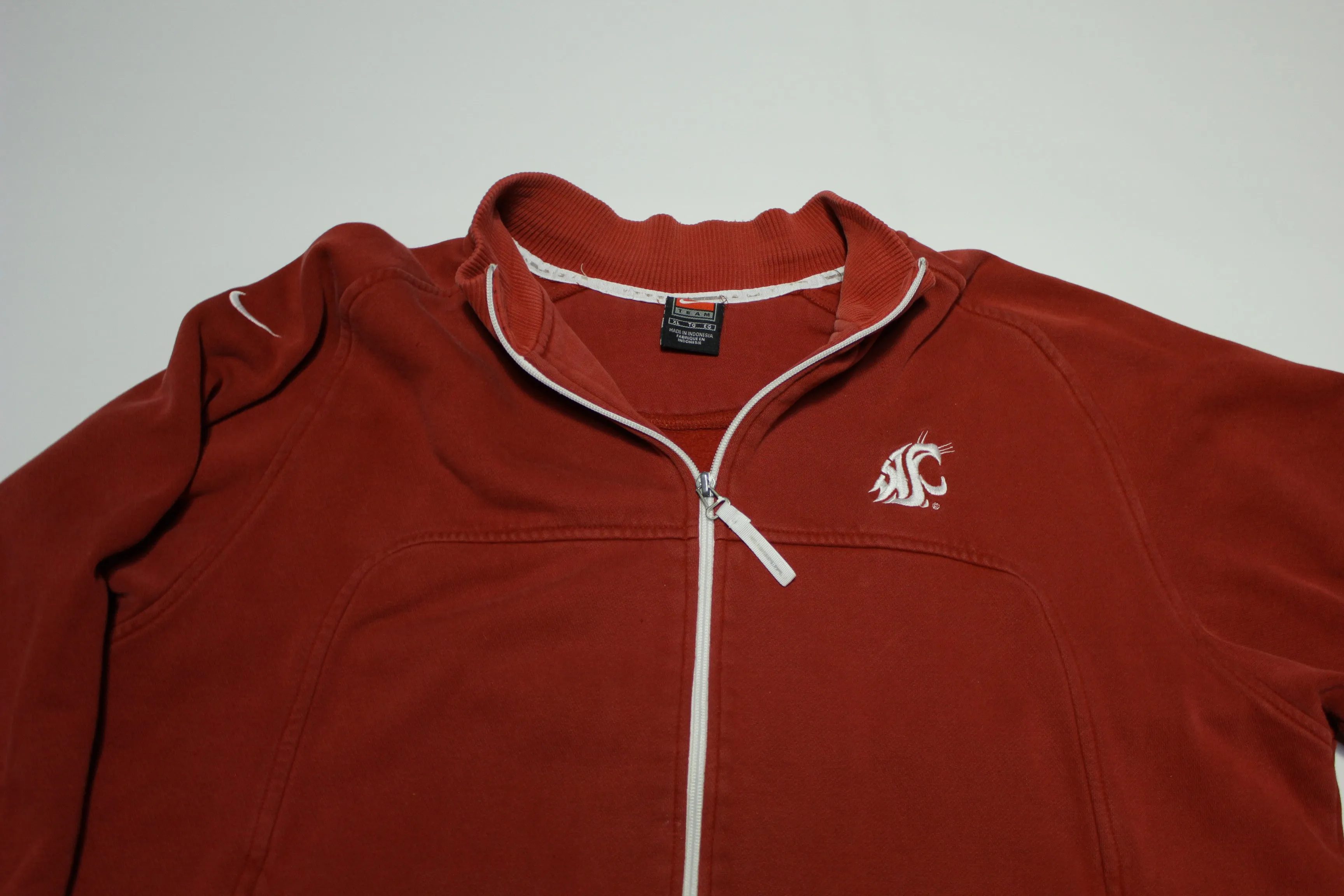 WSU Cougars Washington State Team Nike Vintage Y2K Zip Up Sweatshirt Jacket