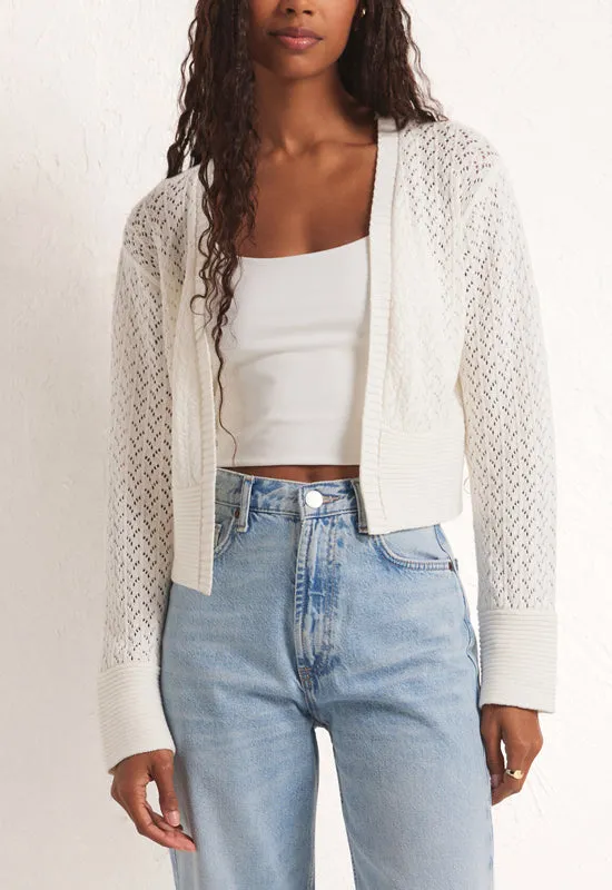 Z Supply - Kapa Cardigan Sweater White